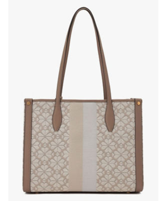 スペード フラワー ジャカード ストライプ マーケット ミディアム