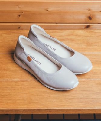 ＜REDWOOD RIVER (Women/Men)＞レッドウッドリバー　Ｒ０１Ａ　パンプス　ライトグレー　フラットシューズ