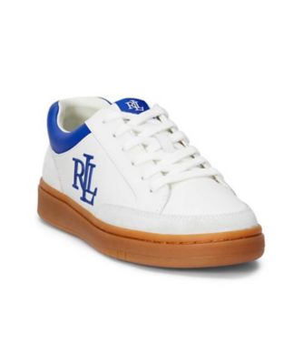 ＬＡＵＲＥＮ　ＲＡＬＰＨ　ＬＡＵＲＥＮ　Ｒ０５Ｈ　Ｈａｉｌｅｙ　レザースニーカー　ホワイトブルー　スニーカー