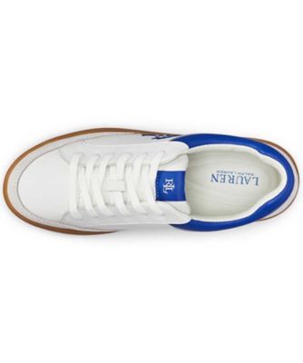 ＬＡＵＲＥＮ　ＲＡＬＰＨ　ＬＡＵＲＥＮ　Ｒ０５Ｈ　Ｈａｉｌｅｙ　レザースニーカー　ホワイトブルー　スニーカー