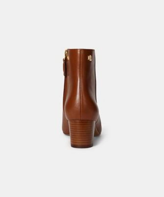 (取寄) ローレン ラルフローレン レディース デミ カーフスキン ブーティ Lauren Ralph Lauren women Demi Calfskin Bootie Lauren Tan ローレン ラルフローレン R16H DEMI デミ タン ブーツ