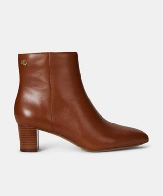 ＜LAUREN RALPH LAUREN (Women)＞ＬＡＵＲＥＮ　ＲＡＬＰＨ　ＬＡＵＲＥＮ　Ｒ１６Ｈ　ＤＥＭＩ　デミ　タン　ブーツ