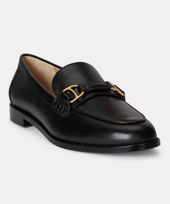 LAUREN ブラック フラットシューズ LAUREN RALPH LAUREN R28H TASHA ブラック