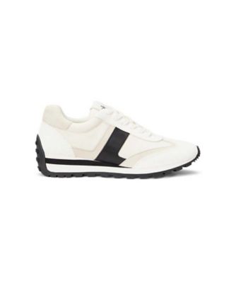 ＜LAUREN RALPH LAUREN (Women)＞ＬＡＵＲＥＮ　ＲＡＬＰＨ　ＬＡＵＲＥＮ　Ｒ９０Ｇ　ＤＡＮＩ　ダニ　ブラックホワイト　スニーカー