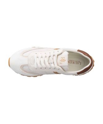 ＬＡＵＲＥＮ　ＲＡＬＰＨ　ＬＡＵＲＥＮ　Ｒ９０Ｇ　ＤＡＮＩ　ホワイトベージュ　スニーカー