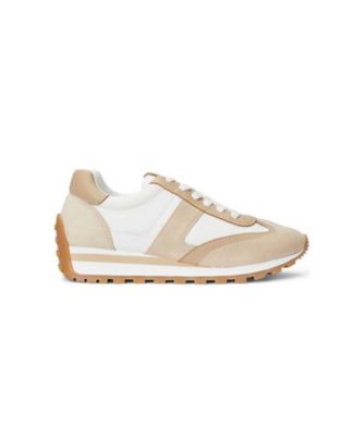 ＜LAUREN RALPH LAUREN (Women)＞ＬＡＵＲＥＮ　ＲＡＬＰＨ　ＬＡＵＲＥＮ　Ｒ９０Ｇ　ＤＡＮＩ　ダニ　ベージュ　スニーカー