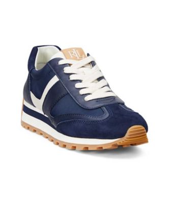 ＬＡＵＲＥＮ　ＲＡＬＰＨ　ＬＡＵＲＥＮ　Ｒ９０Ｇ　ＤＡＮＩ　レザースニーカー　ネイビーホワイト　スニーカー