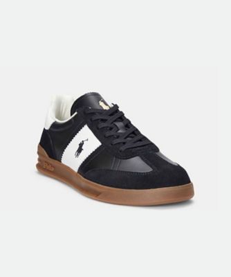 ＰＯＬＯ　ＲＡＬＰＨ　ＬＡＵＲＥＮ　ＲＥ４９　ヘリテージ　エラ　ブラックスエード　スニーカー