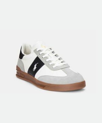 ＰＯＬＯ　ＲＡＬＰＨ　ＬＡＵＲＥＮ　ＲＥ４９　ヘリテージ　エラ　ホワイトスエード　スニーカー