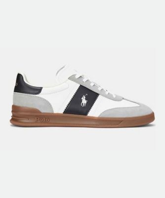 ＰＯＬＯ　ＲＡＬＰＨ　ＬＡＵＲＥＮ　ＲＥ４９　ヘリテージ　エラ　ホワイトスエード　スニーカー