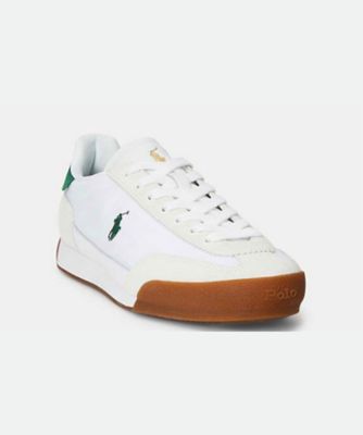 ＰＯＬＯ　ＲＡＬＰＨ　ＬＡＵＲＥＮ　ＲＥ５９　ヘスター　ホワイトグリーン　スニーカー