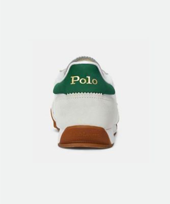 ＰＯＬＯ　ＲＡＬＰＨ　ＬＡＵＲＥＮ　ＲＥ５９　ヘスター　ホワイトグリーン　スニーカー