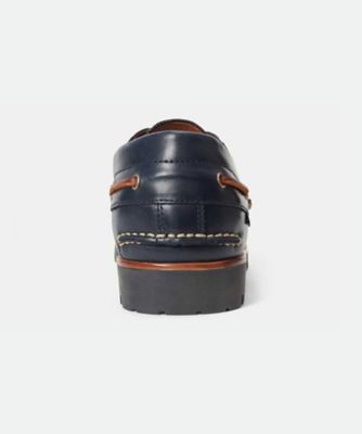 ＰＯＬＯ　ＲＡＬＰＨ　ＬＡＵＲＥＮ　ＲＥ６２　レンジャー　レザー　ボート　シューズ　ネイビー　スニーカー