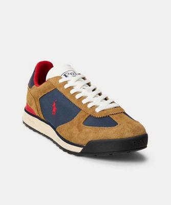 ポロ ラルフローレン RE65 VARICK PP ブラウンネイビー