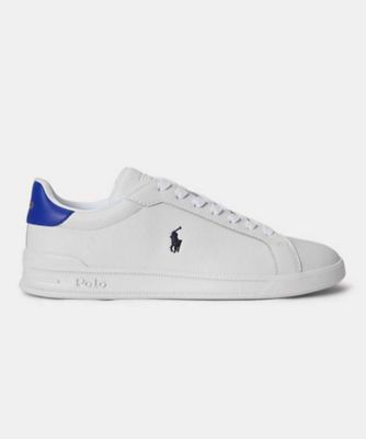 ＜POLO RALPH LAUREN (Men)＞ＰＯＬＯ　ＲＡＬＰＨ　ＬＡＵＲＥＮ　ＲＥ８４　ヘリテージコートＩＩ　ホワイトブルー　スニーカー