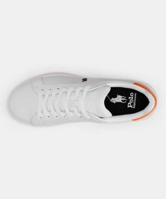 POLO RALPH LAUREN RE84 ヘリテージコートII ホワイトオレンジ スニーカー | POLO RALPH LAUREN ...