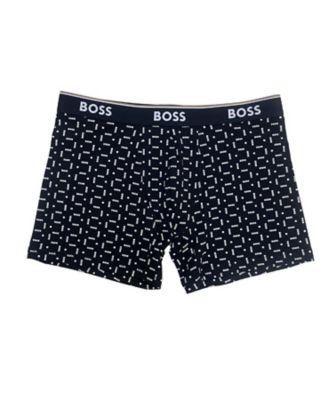 ロゴ総柄 ボクサーパンツ 前閉じ BSB665009ー | BOSS (Men