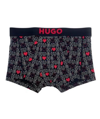 HUGO ハート柄 ボクサーパンツ 前閉じ BSB666003ー