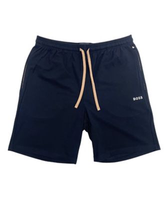ラウンジ ストレッチコットン ショートパンツ ロゴエンブロイダリー