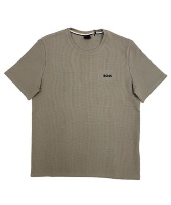 コットンブレンド パジャマTシャツ ロゴエンブロイダリー