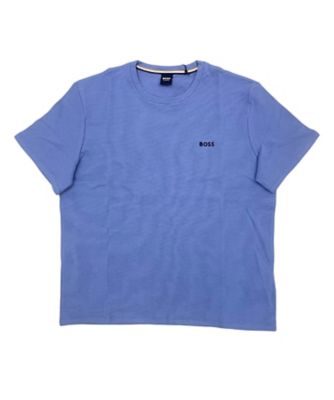 コットンブレンド パジャマTシャツ ロゴエンブロイダリー
