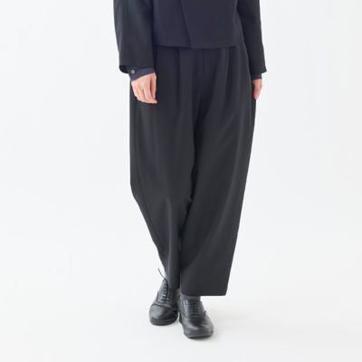 ＜GRANDMA MAMA DAUGHTER (Women)＞ウールギャバジン　ワイドテーパードパンツ