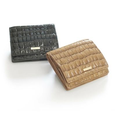 ソフトステンドガラスレザー折財布　ＢＴＶ６１９