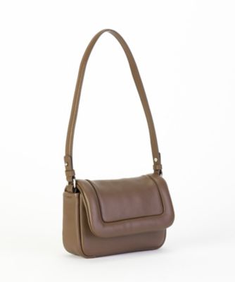 ＜BARCOS (Women)＞レザーパファーショルダーバッグ　ＢａＭＫ８９９６