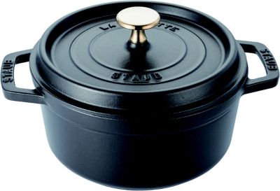 キッチン・食器ストウブ　staub　ココット　ラウンド(ロンド)　18cm　マットブラック