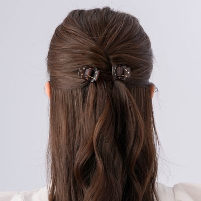 コンプレックスビズ ヘアクリップ Web限定 スーパー石付クリップ 2個セット CBZ010－01