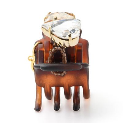 【新品未使用】コンプレックスビズ　デザートクリップ　クリップ　フレームハート　② マイハート デザートクリップ(ブラック) | デザートクリップ