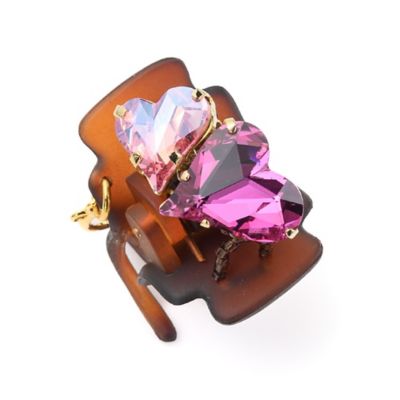 SWAROVSKI スワロフスキー　ハート型リング　52 美品【スワロフスキー SWAROVSKI】ハートシェイプ ストーン