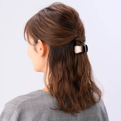 Ｗｅｂ限定　ミネラルパターン　バンスクリップ　Ｓ