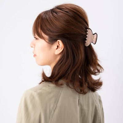 Ｗｅｂ限定　ミネラルパターン　バンスクリップ　Ｍ