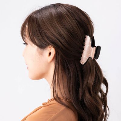 Ｗｅｂ限定　ミネラルパターン　バンスクリップ　Ｌ