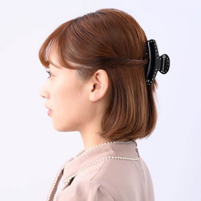 Ｗｅｂ限定　シャインストーン　バンスクリップ　Ｌ