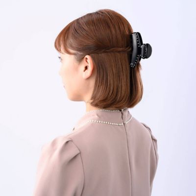 Ｗｅｂ限定　シャインストーン　バンスクリップ　Ｌ
