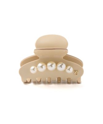 コンプレックスビズ　パールリボンバンズクリップ ポライトパール バンスクリップ M CBZ010－04－0140