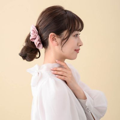 【未使用】complexbiz フェミナチュラル ピンク お花 バナナクリップ バナナクリップ| COMPLEX BIZ ONLINE SHOP｜コンプレックス ビズ