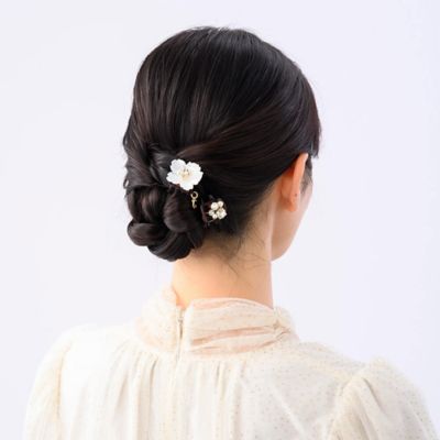 シェルフローラル ホイップクリップ2個セット | Complex Biz (Women