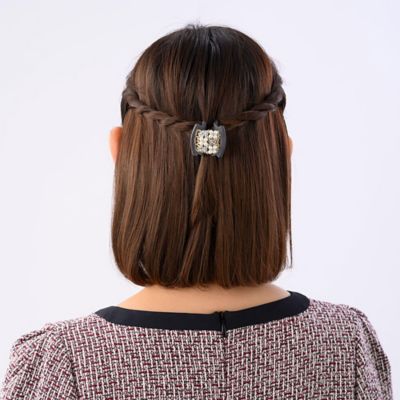 リボンデザートクリップ中 - ヘアアクセサリー