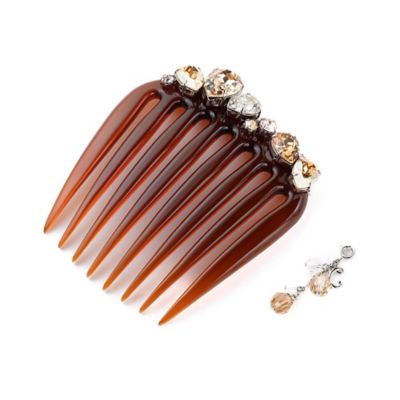 新品　コンプレックスビズスウェイストーン フレンチコーム スウェイストーン フレンチコーム(パープルミックス) | フレンチ