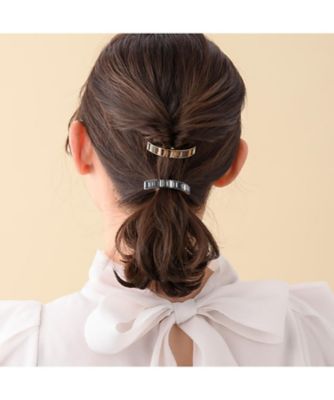 コンプレックスビズ☆ポニーフック☆一回使用 コレクテッドシャイン ポニーフック(ブラックミックス) | ポニー