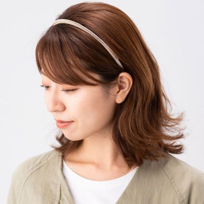 クリスタルメッシュ ヘアバンド | ファッション・服 | 三越伊勢丹 ...