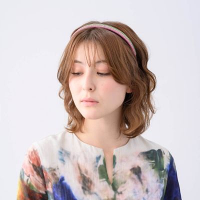 クリスタルメッシュ ヘアバンド CBZ040－01－0041