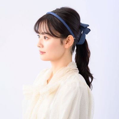 Ｗｅｂ限定　クラッシーインディゴ　ヘアバンド