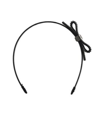 ＜Complex Biz (Women)＞クリスタルメッシュパヴェリボン　ヘアバンド　ＣＢＺ０４０－０２－００９２