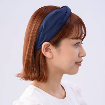 コクーンシャンブレー　フレキシフィットヘアバンド