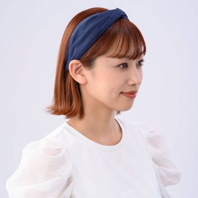 コクーンシャンブレー　フレキシフィットヘアバンド