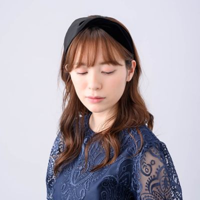 リバーシブルベルベット　フレキシフィットヘアバンド